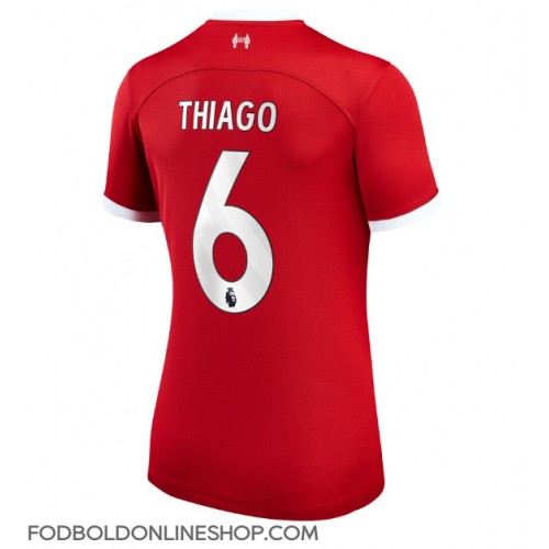 Liverpool Thiago Alcantara #6 Hjemmebanetrøje Dame 2023-24 Kortærmet